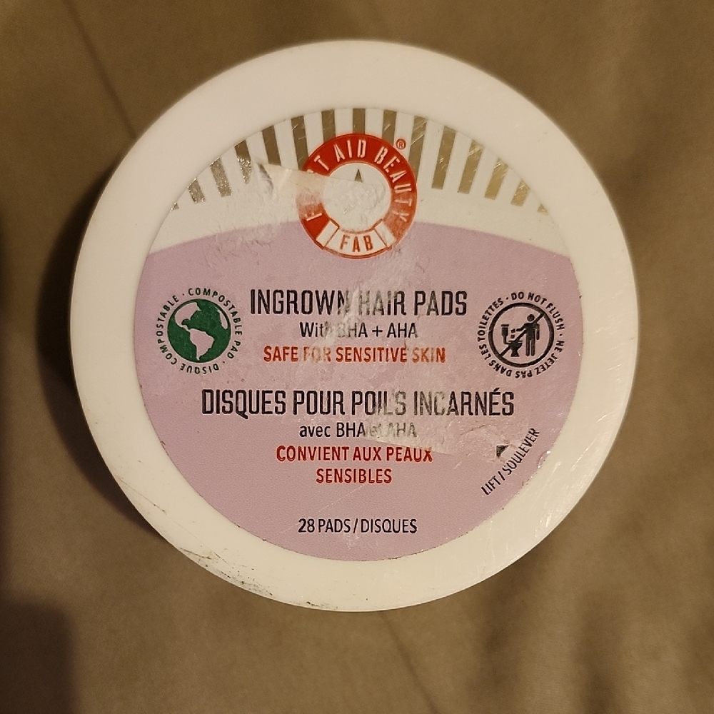 FA Ingrown Hair Pads - White
